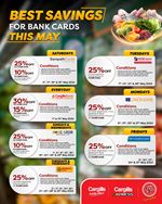 Enjoy the best savings on bank cards and save up this May at Cargills Food City