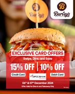  Enjoy exclusive DFCC Bank card discounts at Burley's!