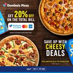 Get 20% off the total bill at Domino's Pizza for Nations Trust Bank cards