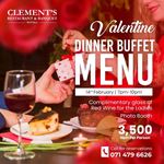 Valentine's Day Buffet at Clement's Restaurant and Banquet