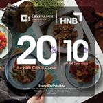 Exclusive Offer for HNB Bank Card Holders at Crystal Jade