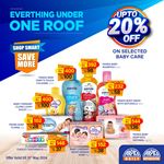 Get up to 20% Off on selected Baby care at Arpico Super Centre