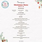Christmas menu at Colombo Fort Cafe