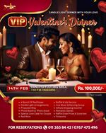 VIP Valentine's Dinner at Randiya Hotels