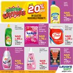 Up to 20% Off on selected Household products at LAUGFS Supermarket