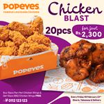 Chicken Blast at Popeyes Sri Lanka