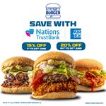 Save with Nations Trust Bank Amex cards at Street Burger
