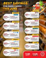 Enjoy the best savings on bank cards this June at Cargills Food City