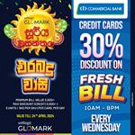 Enjoy up to 30% DISCOUNT with ComBank Cards on Fresh Vegetables, Fruits, Meat, & Seafood at GLOMARK
