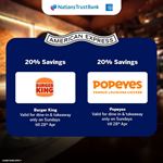 Enjoy 20% Savings at Softlogic restaurants with Nations Trust American Express