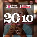 Exclusive Offer for NDB Bank Card Holders at Baskin Robbins