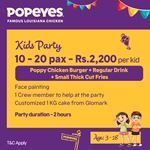 Popeyes Party Packages