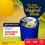 Grab our take home Magic Vanilla Ice Cream 4L at Rs.1,632 at Cargills Food City