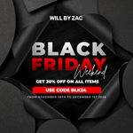 Black Friday Weekend at Will by Zac