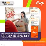 Get up to 35% off your PickMe Food and Market order when you pay with your FriMi Debit Card