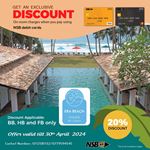 Enjoy 20% off at Era beach – Thalpe with NSB Debit Card