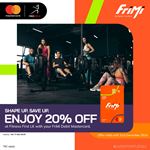 Enjoy 20% OFF at Fitness First LK with your FriMi Debit Mastercard