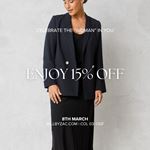 Enjoy 15% off this Women's Day at Will by Zac