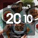 Enjoy up to 20% off at Crystal Jade for HNB Cards