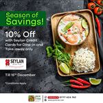 10% off with Seylan Credit Card at The Jack Tree