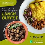 Sri lankan Lunch buffet at Clement's Restaurant and Banquet