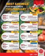 Explore our February bank offers at Cargills Food City
