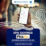 Enjoy 15% Savings on PickMe Rides and PickMe Food with Nations Trust Bank American Express