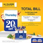 20% off for BOC Bank Credit Cards at Arpico Super Centre