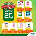 Savings of up to 25% on selected personal care, essential household products and more at LAUGFS Supermarket