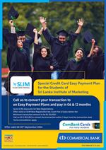 Special Credit Card Easy Payment Plan for the Students at SLIM