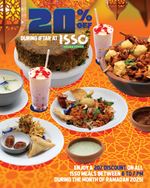 Enjoy 20% OFF on all Iftar orders at Isso