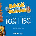 Enjoy Back to School discounts at Cool Planet