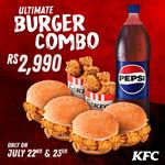 Enjoy the Ultimate Burger Combo at KFC Sri Lanka