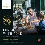 Lunch with dad at Galadari Hotel