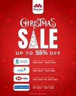 Macktiles Christmas Sale - Enjoy up to 55% off on selected credit cards with easy payment options