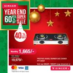 Get up to 60% off at Singer Sri Lanka - Year End Sale