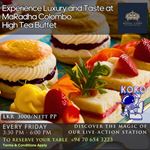 High tea at MaRadha Colombo