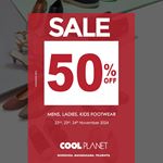 Enjoy 50% Off at Cool Planet