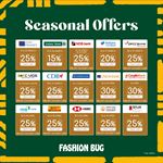 Check out Fashion Bug seasonal credit and debit card deals