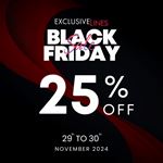 Exclusive Lines Black Friday Sale