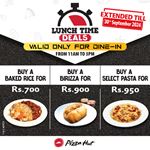 Lunch Time Deals at Pizza Hut