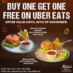 Buy one get one free on uber eats at Mitsis Delicacies