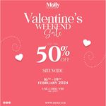 Valentine's Weekend Sale at Molly Boulevard