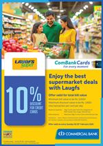 Enjoy the best supermarket deals at Laugfs Super with ComBank Credit Cards