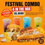 Festival combo promotions at Burley’s - Burgers & Beyond