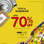 Enjoy up to 70% off on selected Toys & Homeware at Cool Planet Colombo 05 Car Park