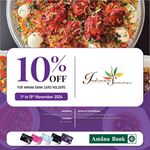 Enjoy Exclusive offers this season with your Amana Bank Cards at Indian Summer Sri Lanka