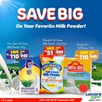 Save big on the milk powders at LAUGFS Supermarket