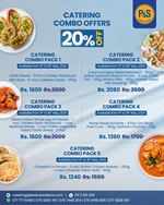 20% off for catering combo at Perera and Sons