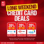 Enjoy the Vesak long weekend with 20% off on HNB, HSBC, and NTB credit cards at Chinese Dragon Cafe